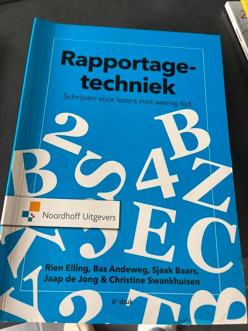 Jaap de Jong - Rapportagetechniek, Boeken, Wetenschap, Zo goed als nieuw, Ophalen of Verzenden