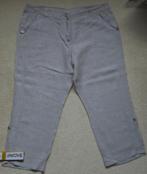 NIEUW! * LINNEN ZOMERBROEK * Maat 48 / 50 *, Kleding | Dames, Grote Maten, Verzenden, Nieuw, Grijs, Canda