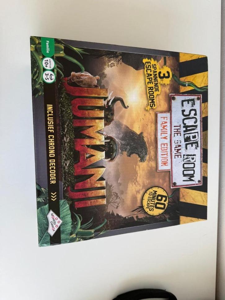 Escape room jumanji, Hobby en Vrije tijd, Gezelschapsspellen | Bordspellen, Nieuw, Ophalen of Verzenden