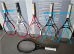 Verzameling originele Roger Federer tennisrackets, Gebruikt, Ophalen of Verzenden, Wilson, Racket