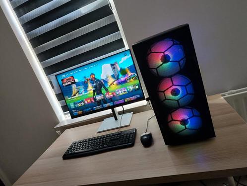 Complete Game Pc Setup | GTX 1660 Super | 16GB | 1,5 TB, Computers en Software, Desktop Pc's, Zo goed als nieuw, 3 tot 4 Ghz, HDD