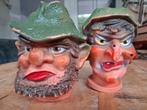 Twee vintage poppenkastpoppen, Ophalen of Verzenden