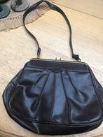 Antieke dames tas bruin leer, Ophalen, Gebruikt, Bruin