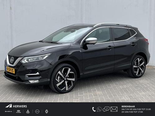 Nissan Qashqai 1.3 DIG-T Tekna + / Panorama-dak / Apple Carp, Auto's, Nissan, Bedrijf, Te koop, Qashqai, 360° camera, ABS, Airbags