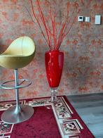prachtige grote exclusieve design vaas rood italie / Milano, Huis en Inrichting, Woonaccessoires | Vazen, Nieuw, Ophalen of Verzenden