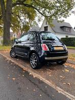 Fiat 500 1.2 C 2008 Zwart, Auto's, Stof, 1242 cc, 4 cilinders, 840 kg