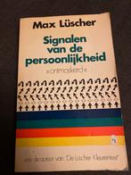 Max Lüscher - Signalen van de persoonlijkheid, Ophalen of Verzenden, Astrologie, Overige typen