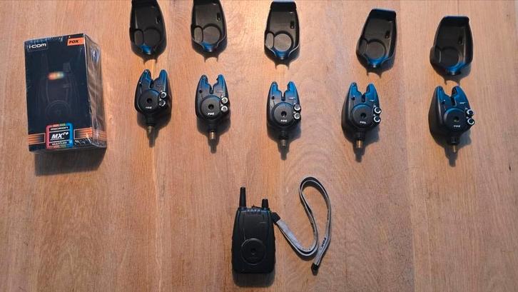 Fox Micron MXR+ beetmelders set, 5+2. Multicolor!, Watersport en Boten, Hengelsport | Karpervissen, Zo goed als nieuw, Complete set
