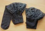 Zwarte kanten kousen stockings panty kousenbroek vr jarretel, Ophalen of Verzenden, Zwart, Panty