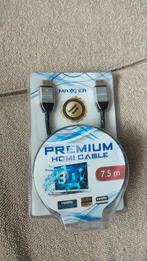 Maxter Premium HDMI Kabel 7.5m - Nieuw, Ophalen of Verzenden, Nieuw, 5 tot 10 meter, HDMI-kabel