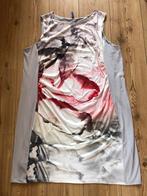 grijze jurk print geplooid voor mouwloos maat 52 Miss Etam, Maat 46/48 (XL) of groter, Ophalen of Verzenden, Zo goed als nieuw