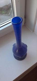 Prachtige Glazen Vaas uit Spanje, Huis en Inrichting, Woonaccessoires | Vazen, Blauw, Ophalen of Verzenden, Minder dan 50 cm, Glas