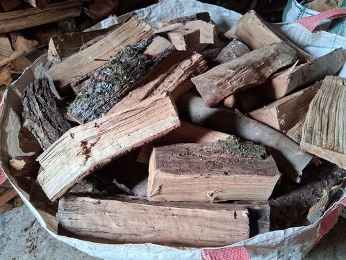 Kachel/ haardhout stookklaar in bigbag, gemengd loofhout, Tuin en Terras, Haardhout, Blokken, Overige houtsoorten, Minder dan 3 m³