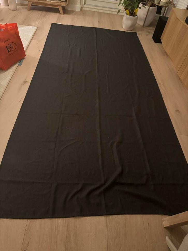 Zwart IKEA gordijn - Enkel, Huis en Inrichting, Stoffering | Gordijnen en Lamellen, Nieuw, 200 cm of meer, 100 tot 150 cm, Grijs