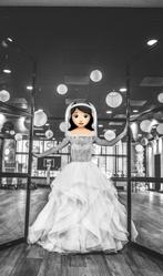 Justin Alexander sand-silver-nude trouwjurk, Kleding | Dames, Trouwkleding en Trouwaccessoires, Trouwjurk, Beige, Zo goed als nieuw