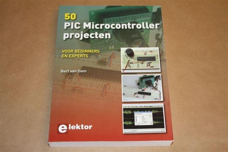 50 PIC Microcontrollerprojecten voor beginners en experts, Boeken, Informatica en Computer, Zo goed als nieuw, Overige onderwerpen