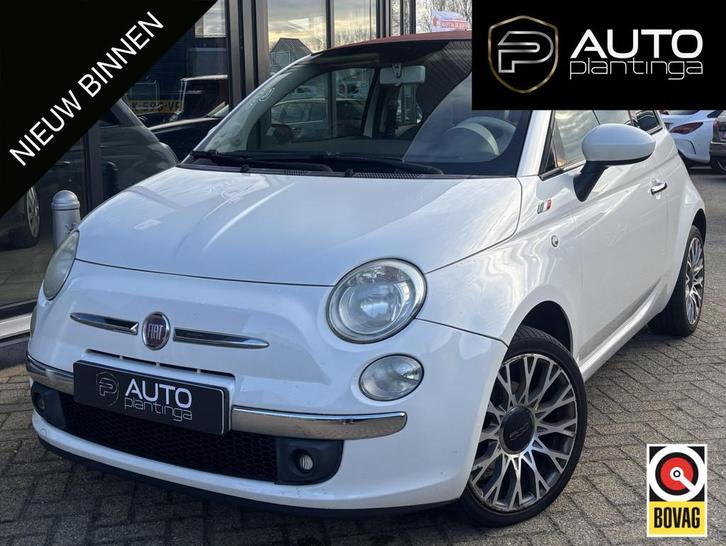 Fiat 500 C 1.4 Lounge 101PK | Cabrio | Parkeersensoren | Air, Auto's, Fiat, Bedrijf, Te koop, 500C, ABS, Airbags, Airconditioning