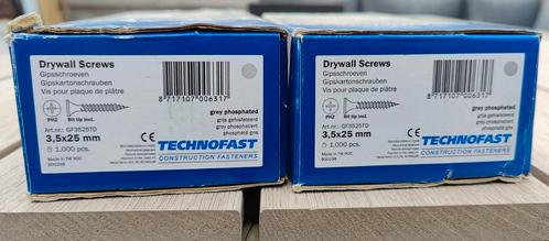 Gipsplaat schroeven metalstud, Doe-het-zelf en Verbouw, IJzerwaren en Bevestigingsmiddelen, Nieuw, Schroeven, Minder dan 50 mm