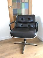 Charles Pollock Knoll Executive office chair design stoel, Ophalen, Kunststof, Zwart, Zo goed als nieuw