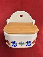 Boerenbont zoutpot voor aan de muur, Overige typen, Div, Ophalen of Verzenden, Zo goed als nieuw