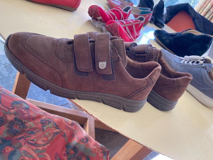 Nieuwe Waldläufer bruin leren herenschoenen, maat 7,5, Kleding | Heren, Schoenen, Nieuw, Bruin, Ophalen of Verzenden