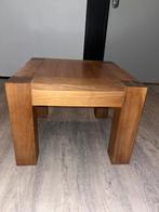 Houten bijzettafeltje, Gebruikt, Vierkant, 55 tot 75 cm, Hout