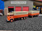 Tekno scania lb76 motorwagen met aanhanger, Hobby en Vrije tijd, Modelauto's | 1:50, Ophalen of Verzenden, Zo goed als nieuw, Bus of Vrachtwagen