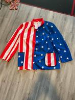 Amerikaanse vlag jas carnaval maat 52, Ophalen, Maat 52/54 (L), Carnaval, Kleding