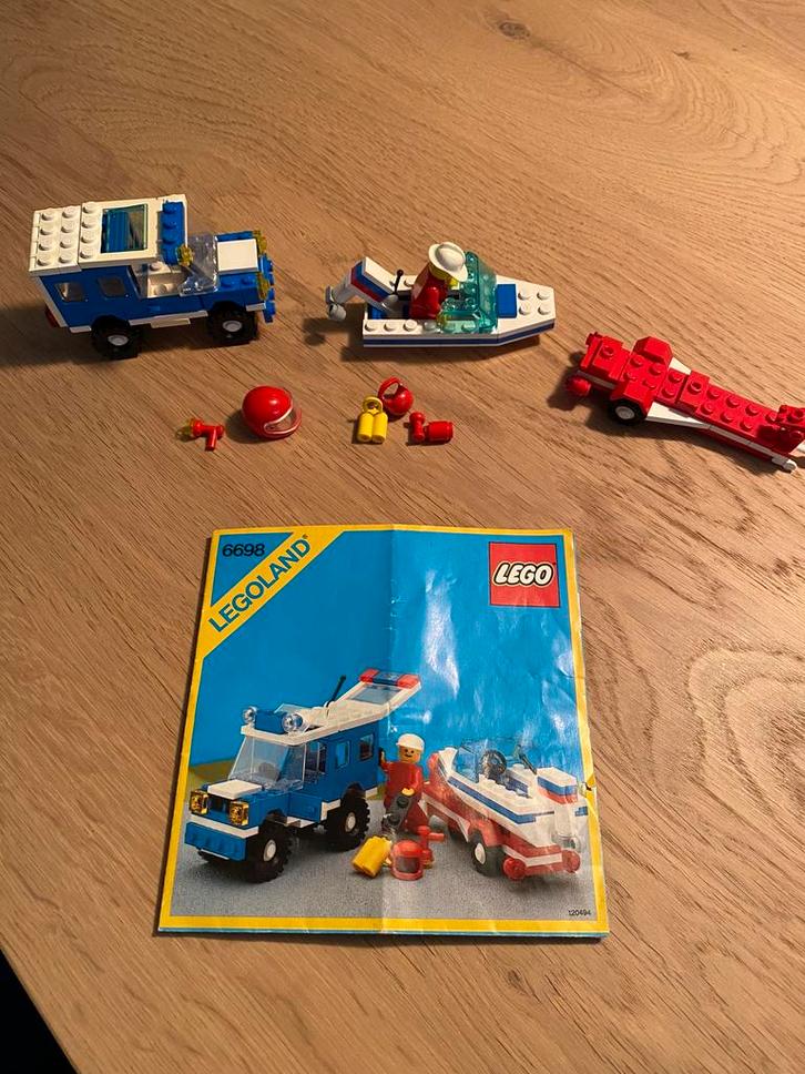 Legoland 6808 6632 6522 6613 6698 6641 6659, Kinderen en Baby's, Speelgoed | Duplo en Lego, Zo goed als nieuw, Ophalen