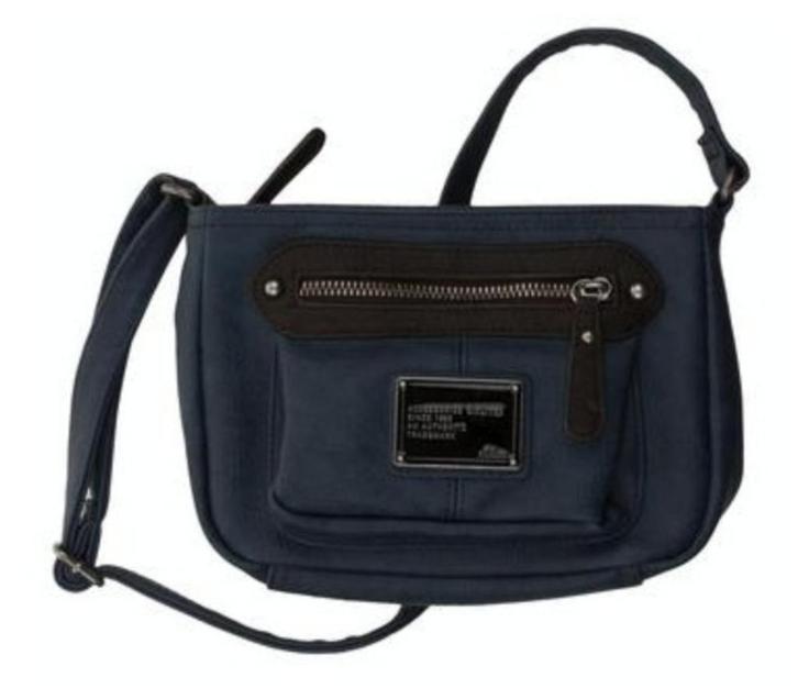 S.Oliver blauwe shoudertas crossbody tas military 20x14x6 cm, Sieraden, Tassen en Uiterlijk, Tassen | Schoudertassen, Nieuw, Blauw