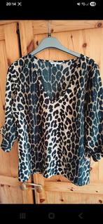Mooie blouse met panterprint en 3/4 aparte mouw, maat S, Pelagiza, Overige kleuren, Ophalen of Verzenden, Zo goed als nieuw