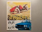 Renault 80 jaar folder., Ophalen of Verzenden, Zo goed als nieuw, Renault