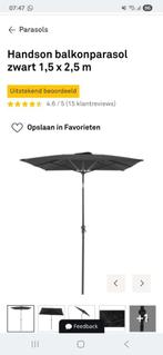 Balkon parasol, Kantelbaar, Overige typen, Nieuw, Ophalen of Verzenden