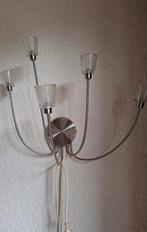Schemerlamp voor aan muur., Ophalen of Verzenden, Gebruikt, Glas