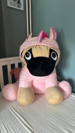 Grote hond / eenhorn knuffel, Kinderen en Baby's, Speelgoed | Knuffels en Pluche, Ophalen of Verzenden, Zo goed als nieuw, Hond