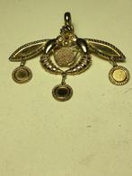 zilveren verguld minoische melisae honingbij hanger+broche, Verzenden, Zilver, Hanger, Verguld