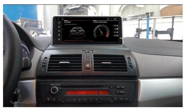 Apple carplay Navigatie BMW X3 E83 2010 carkit android 14, Auto diversen, Autoradio's, Nieuw, Ophalen of Verzenden