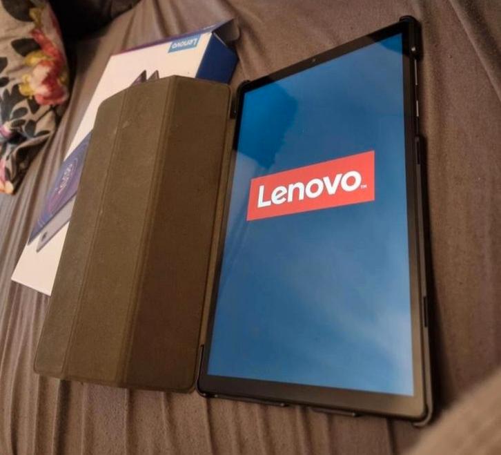Lenovo Tab M10 FHD Plus - Tablet plus hoesje, Computers en Software, Android Tablets, Gebruikt, Wi-Fi, 10 inch, 64 GB, Uitbreidbaar geheugen