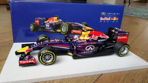 Minichamps Red Bull RB10 Ricciardo F1 1/18, Hobby en Vrije tijd, Modelauto's | 1:18, Zo goed als nieuw, Auto, MiniChamps, Ophalen of Verzenden