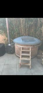 Houtgestookte hottub, Tuin en Terras, Bubbelbaden en Hottubs, Ophalen, Zo goed als nieuw