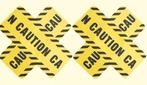 Waarschuwing Stickers, Ophalen of Verzenden