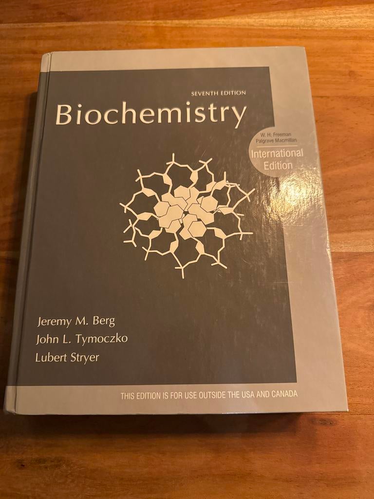 Biochemistry 7th editie - Berg, Tymoczko, Stryer, Boeken, Ophalen of Verzenden, Beta, Gelezen, HBO