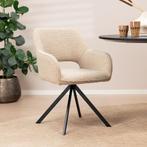 Eleonora eetkamerstoel Fabio Bouclé, Ophalen, Overige kleuren, Zo goed als nieuw, Stof