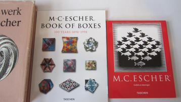 3 boeken M.C. Escher beschikbaar voor biedingen