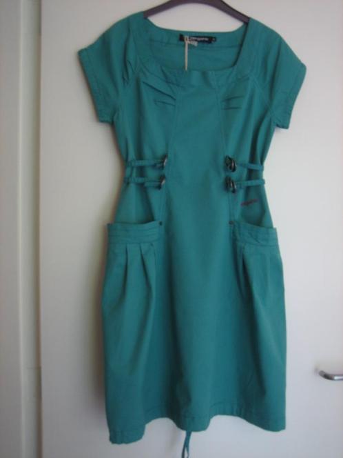 Nieuw! Prachtige groen-blauwe jurk ZERGATIK 36-38 Snazzeys, Kleding | Dames, Jurken, Nieuw, Maat 38/40 (M), Groen, Onder de knie