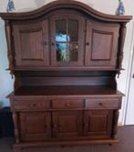 GRATIS grote eikenhouten buffetkast / wandmeubel / wandkast, Ophalen, Gebruikt, 150 tot 200 cm, Glas