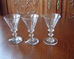 3 gave antieke paraplu glas glazen 19de eeuw nr 7, Ophalen of Verzenden