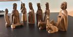 Houten Kerststal figuren, Diversen, Kerst, Ophalen of Verzenden, Zo goed als nieuw