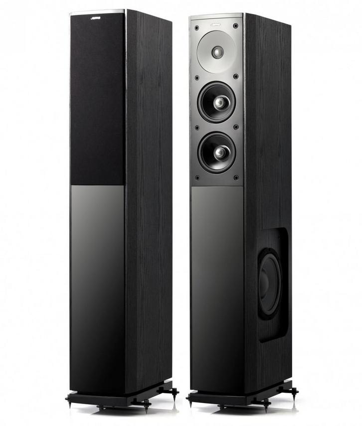Jamo S 606 set (2), Audio, Tv en Foto, Luidsprekers, Zo goed als nieuw, Front, Rear of Stereo speakers, 120 watt of meer, Jamo