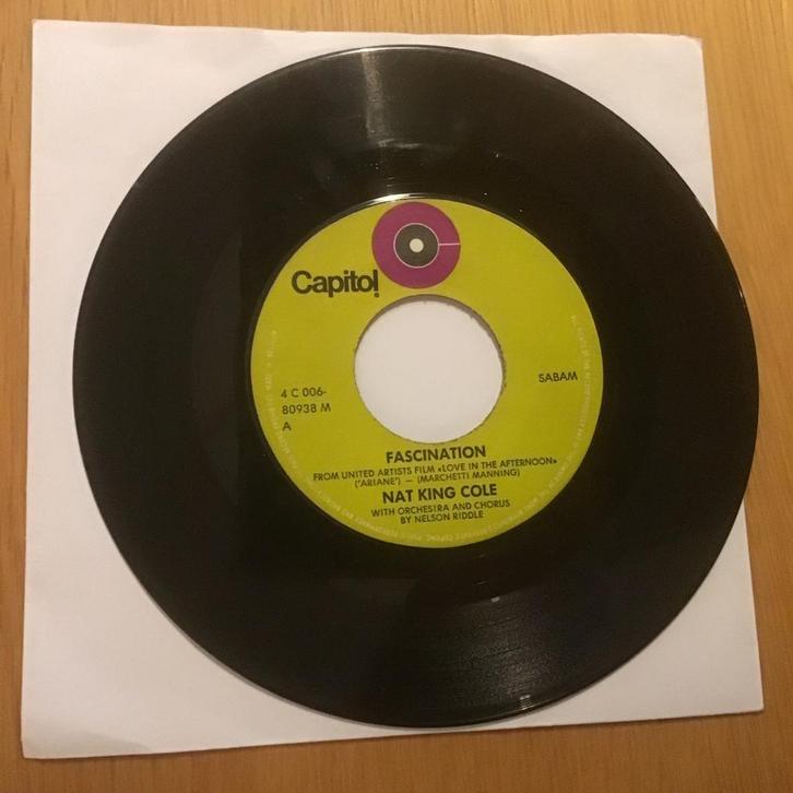 Nat King Cole - Fascination, Cd's en Dvd's, Vinyl Singles, Gebruikt, Single, Ophalen of Verzenden